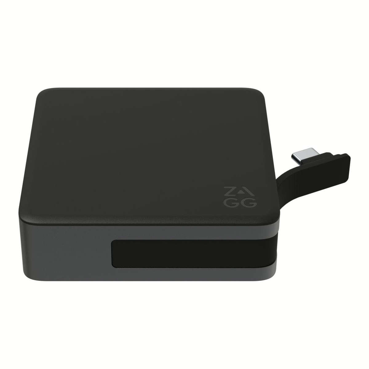 ZAGG 4-port USB Hub Black and Grey