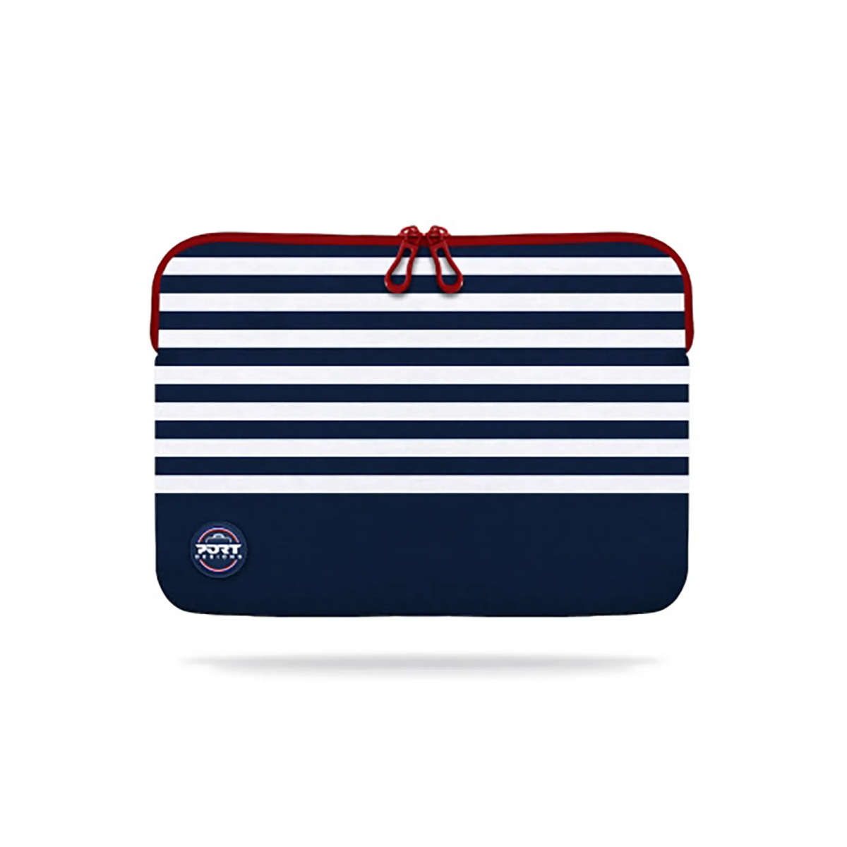 Port Designs La Mariniere 15.6-inch Notebook Sleeve Navy and White