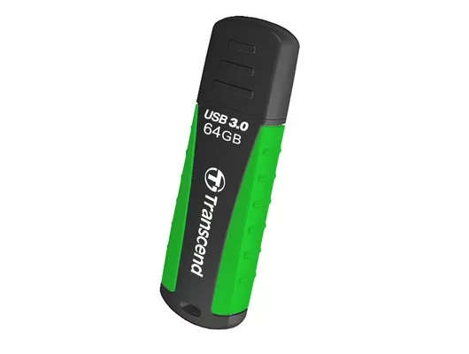 Transcend JetFlash 810 64GB Green USB 3.2 Gen 1 Type-A Black and USB Flash Drive