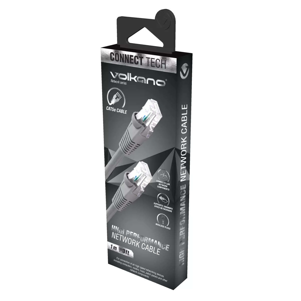Volkano Network Series CAT5 Network Cable 1m