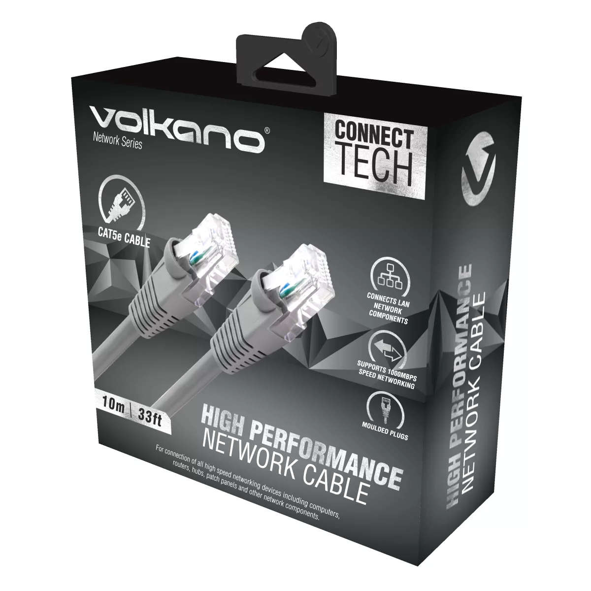 Volkano Network Series CAT5 Network Cable 10m