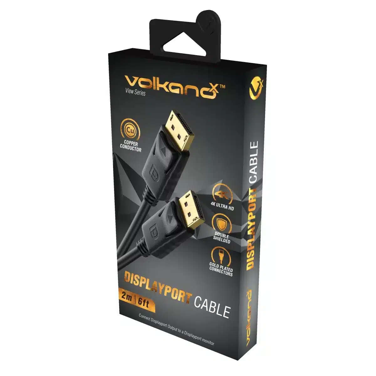 VolkanoX View Series DisplayPort Cable 2m