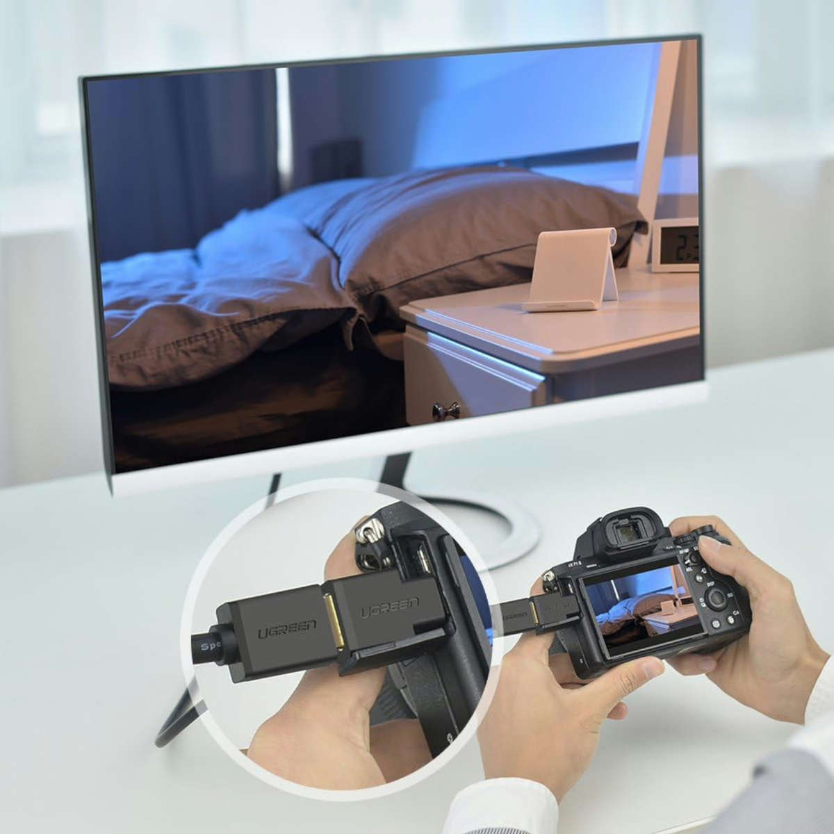 UGreen Micro HDMI Male to HDMI Female Adapter ? Black