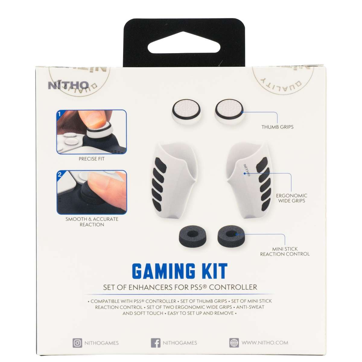 Nitho PS5 Gaming Kit Set of Enhancers For PS5 controllers