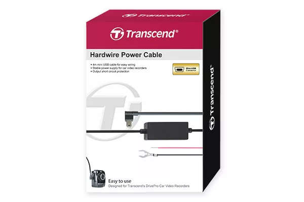 Transcend TS-DPK2 4m Hardwire Power Cable