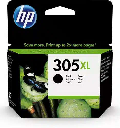 HP 305XL Black High Yield Printer Ink Cartridge Original 3YM62AE Single-pack