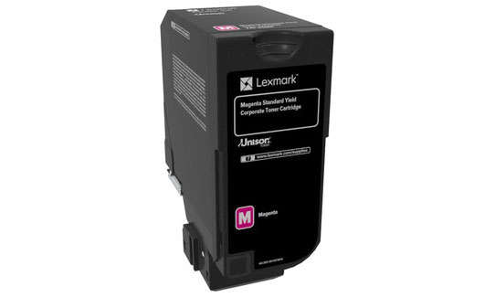 LEXMARK 74C5SME MAGENTA CARTRIDGE