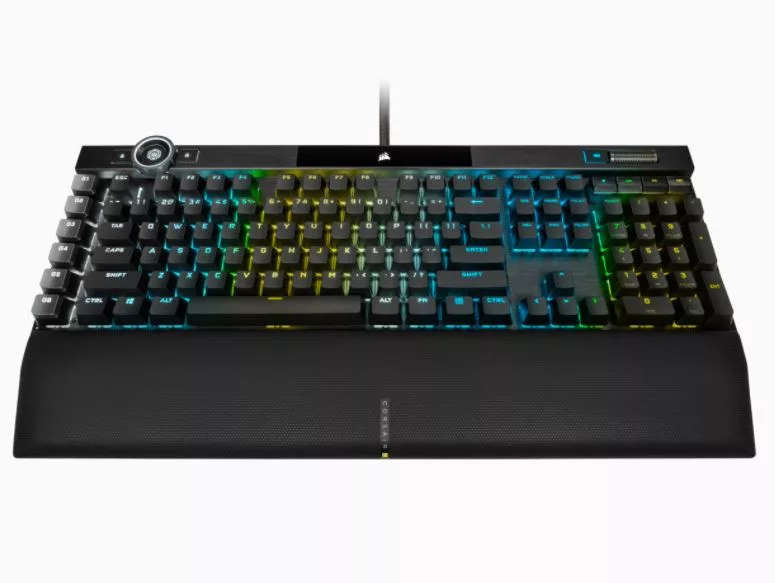 Corsair K100 RGB keyboard USB QWERTZ Dutch Black