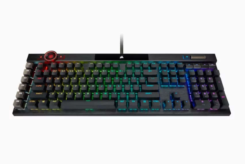Corsair K100 RGB keyboard USB QWERTZ Dutch Black