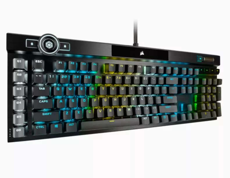 Corsair K100 RGB keyboard USB QWERTZ Dutch Black