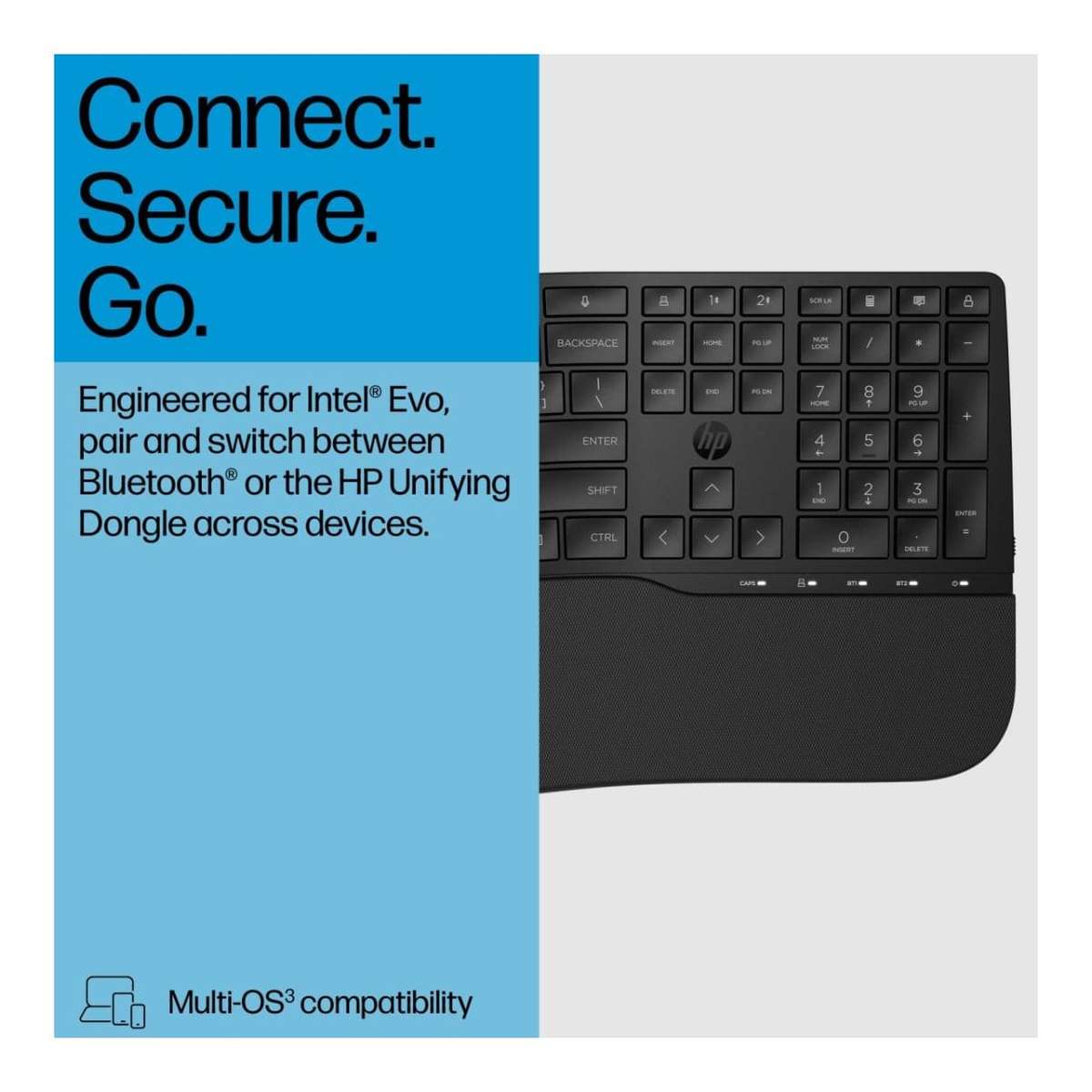 HP 685 Comfort Dual-Mode Keyboard Black