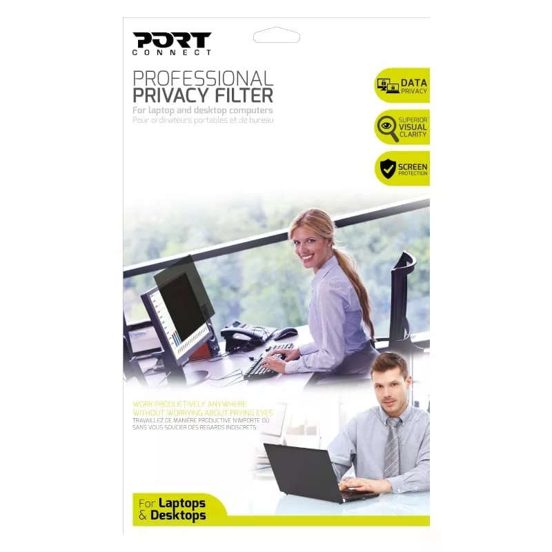 Port Designs 2D Frameless Computer Screen Privacy Filter 14-inch