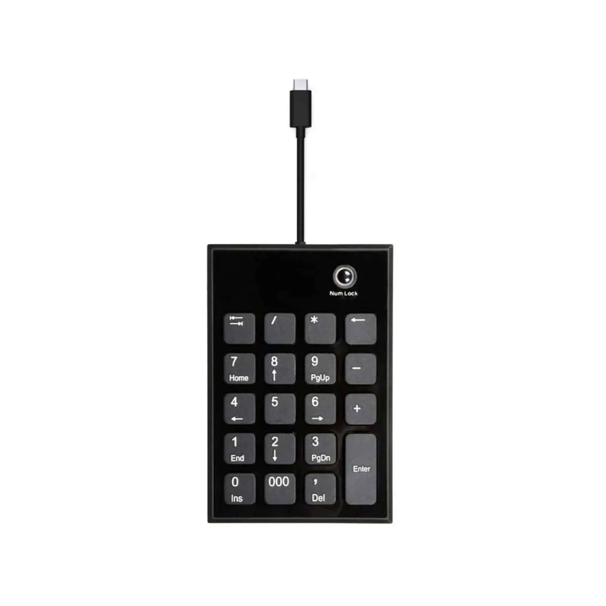 Port Designs Numeric Keypad Notebook USB Black and Grey