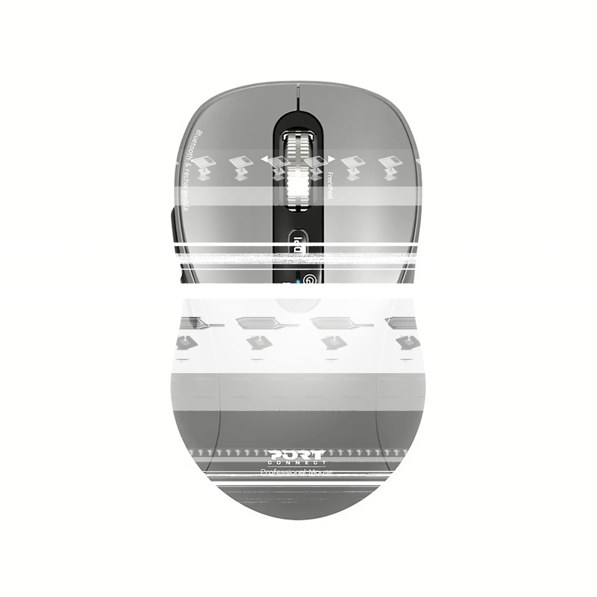Port Connect Wireless Bluetooth Expert and Mac Mouse - Grey
