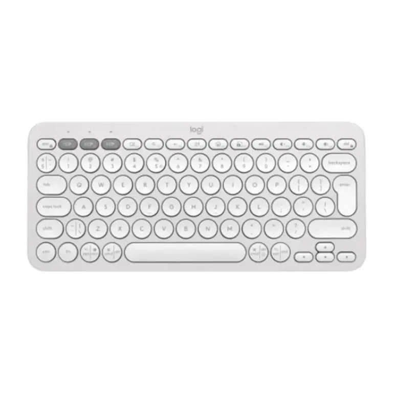 Logitech Pebble Keys 2 K380s Bluetooth Keyboard - White