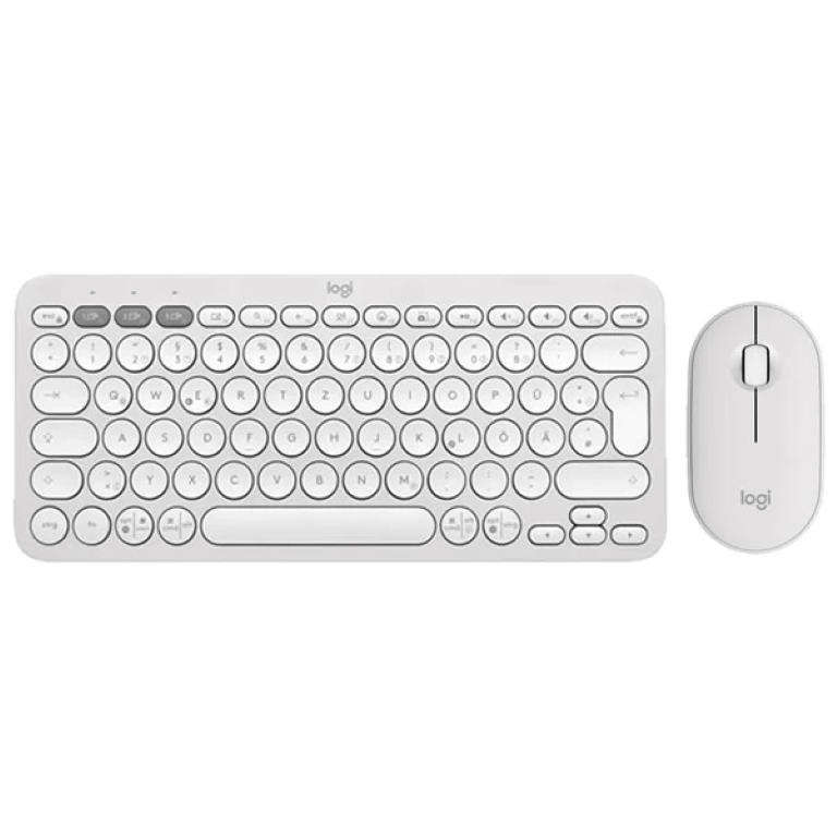Logitech Pebble 2 Combo Wireless Keyboard and Mouse White