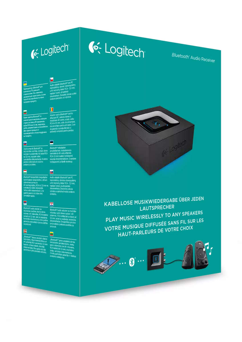 Logitech Bluetooth Audio Receiver For Wireless Streaming