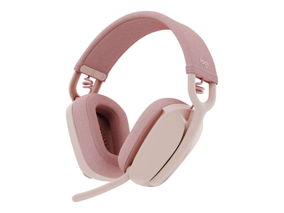 Logitech Zone Vibe 100 Wireless Bluetooth Headset Rose