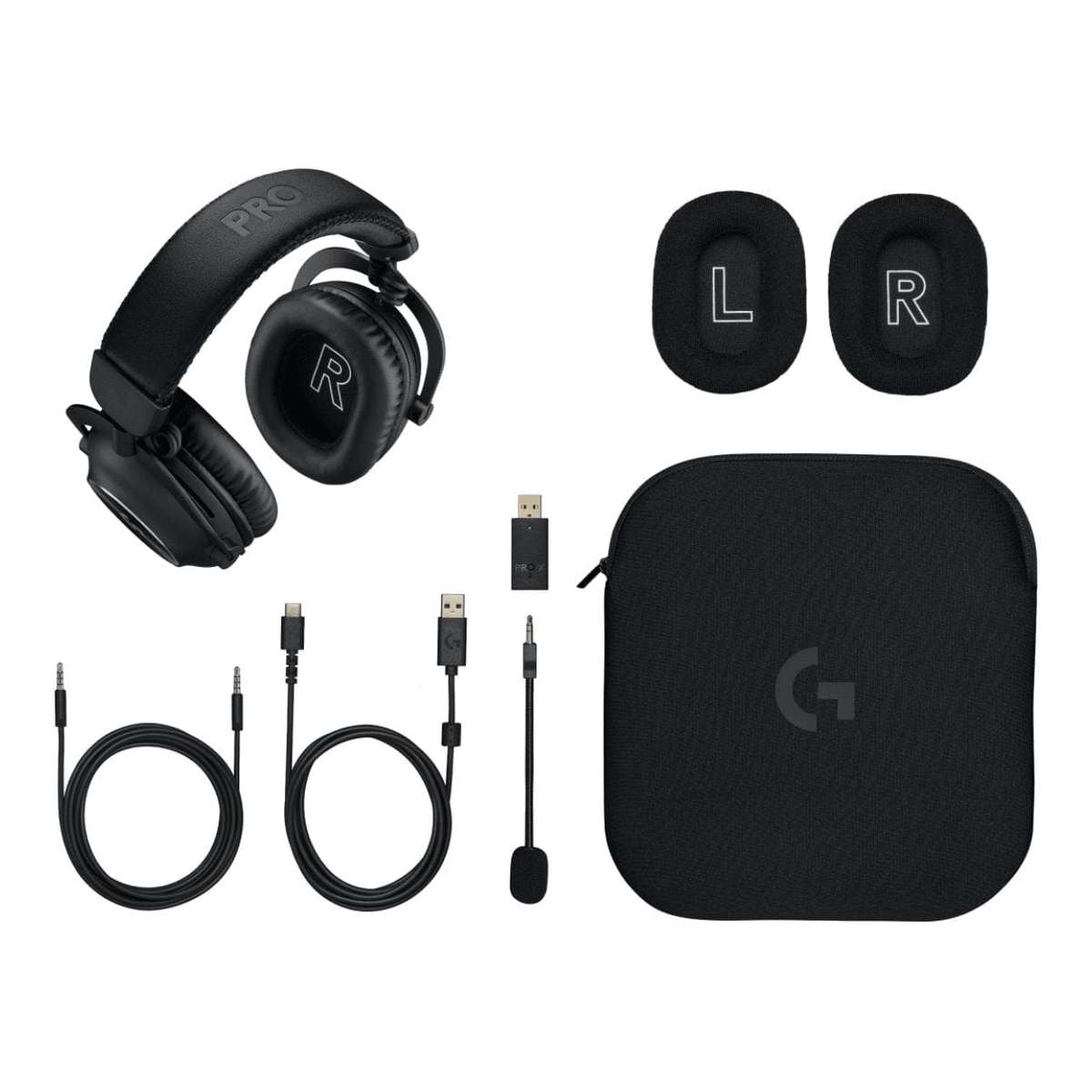 Logitech PRO X 2 Lightspeed Wireless 7.1 Bluetooth Gaming Headset Black