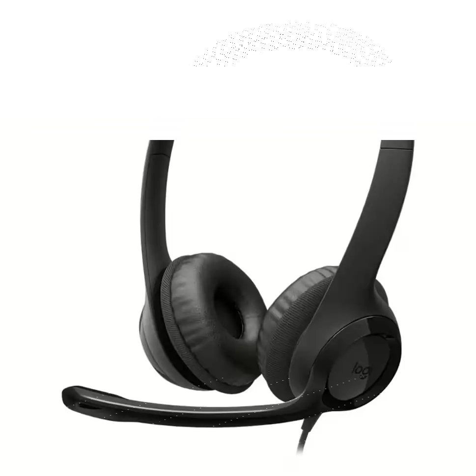 Logitech H390 USB-C Headset with Noise-Cancelling Mic Black