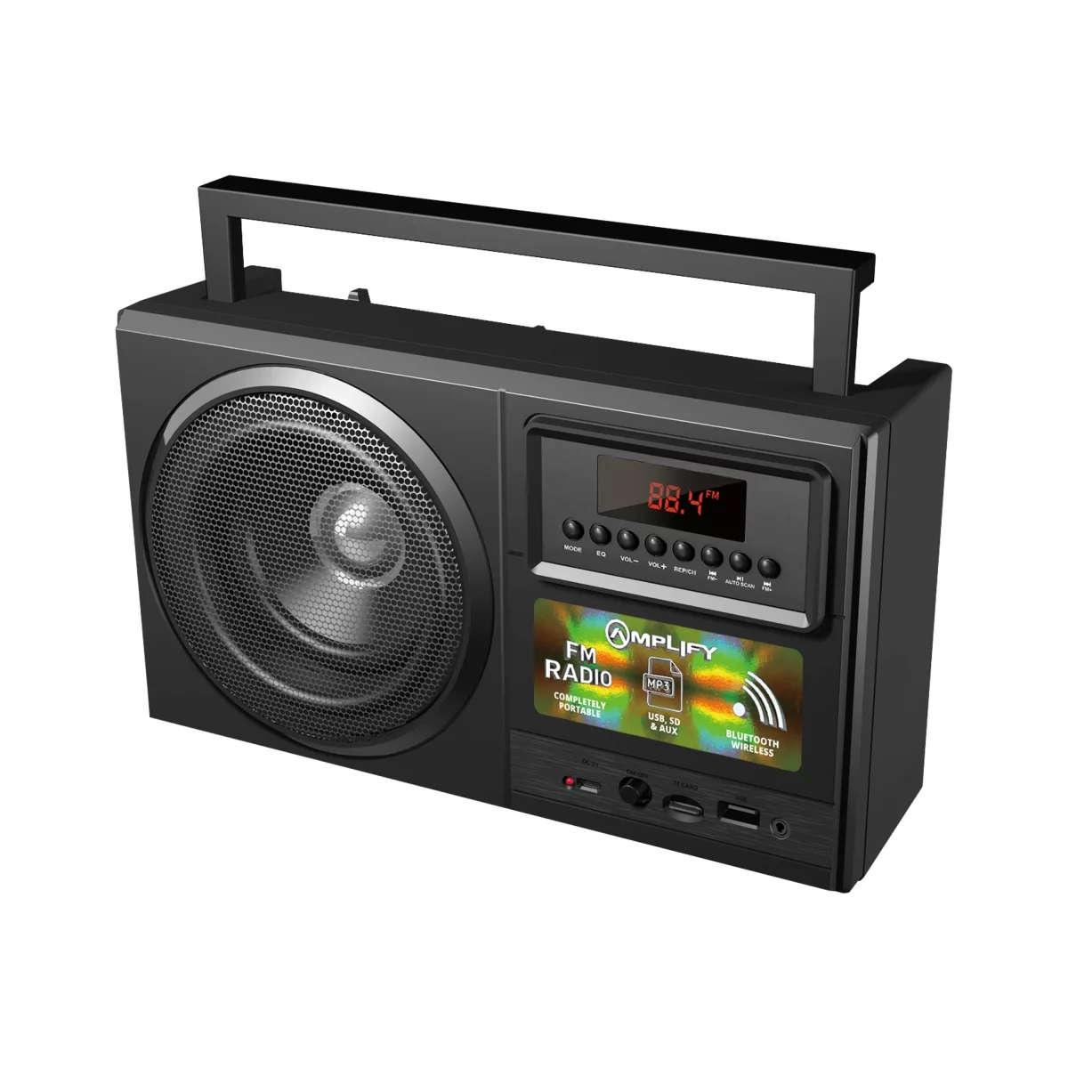 Amplify Tuner Series Bluetooth Radio Black