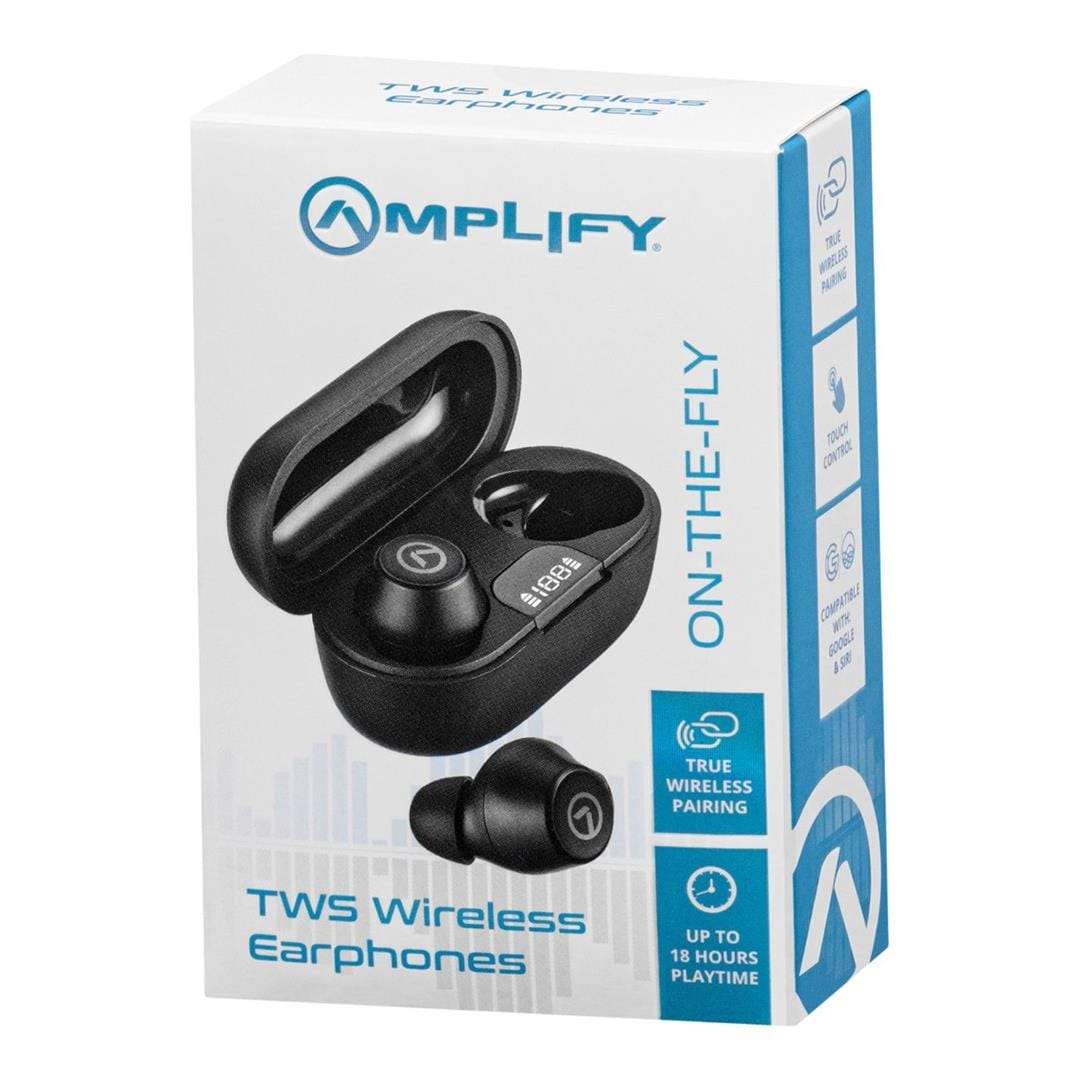 Amplify On The Fly Wireless Earbuds Black