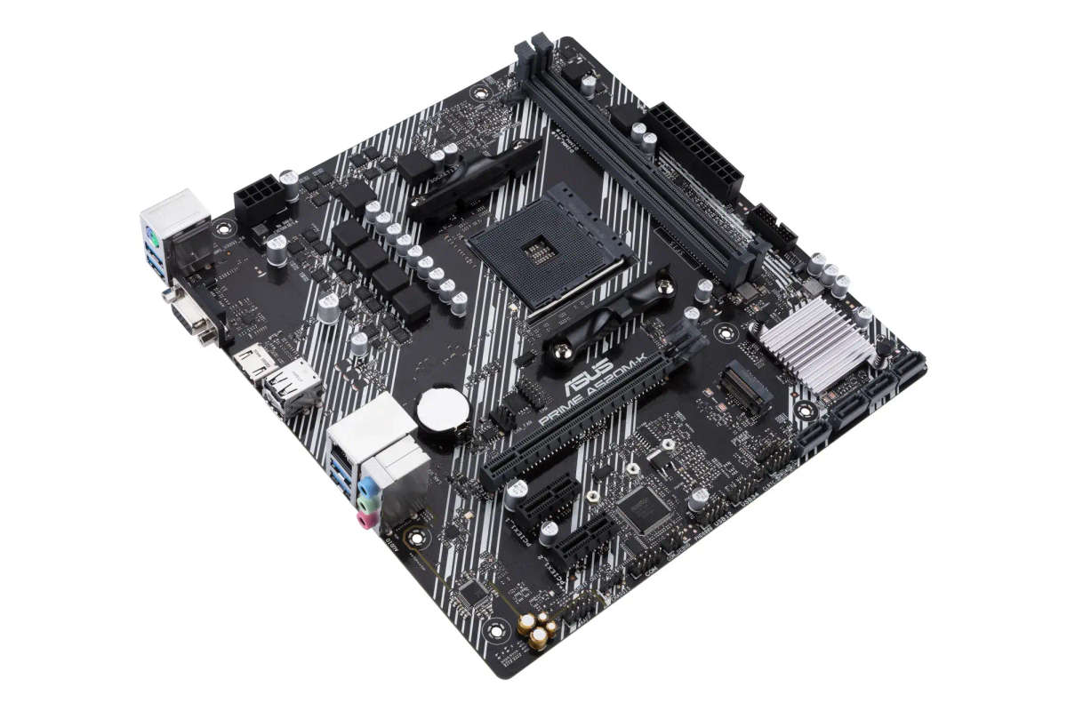 AMD A520 (Ryzen AM4) Micro ATX Motherboard with M.2 Support; 1 Gb Ethernet; HDMI/D-Sub; SATA 6 Gb...