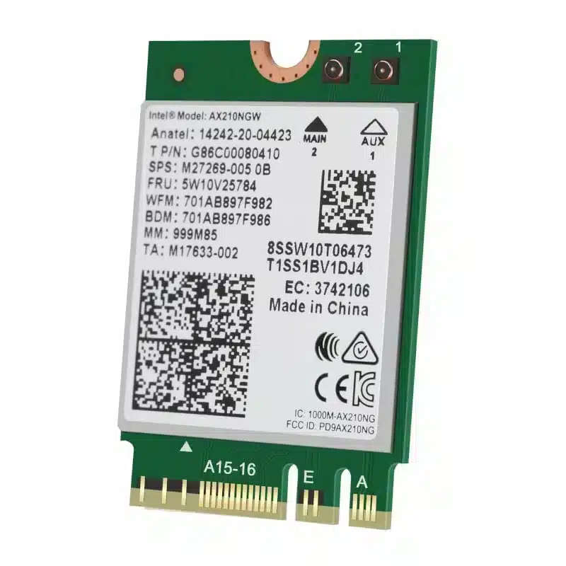 Intel AX210 Wi-Fi 6E M.2 Card Module