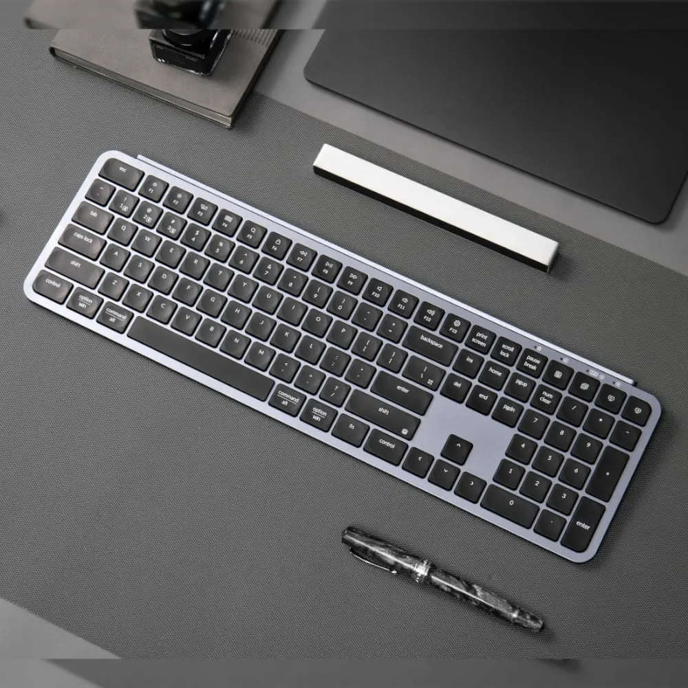 Keychron B6 Pro Ultra-Slim 100% Wireless Keyboard  Space Grey