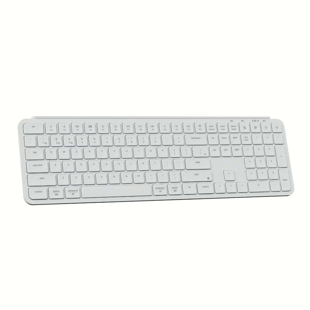Keychron B6 Pro Ultra-Slim 100% Wireless Keyboard  Ivory White