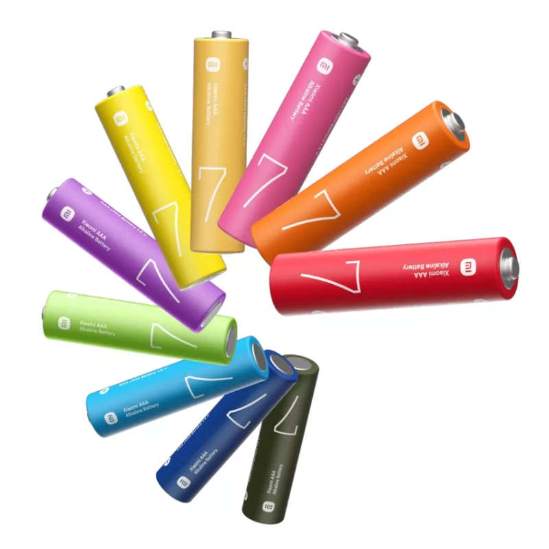Xiaomi AAA Rainbow Batteries 10-pack
