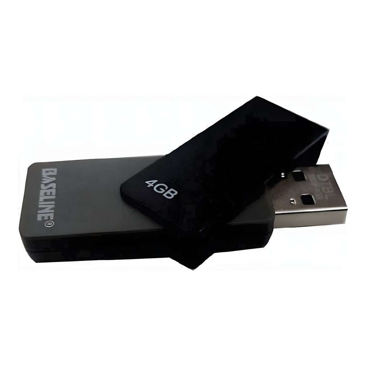 Baseline 4GB USB Type-A Flash Drive Black
