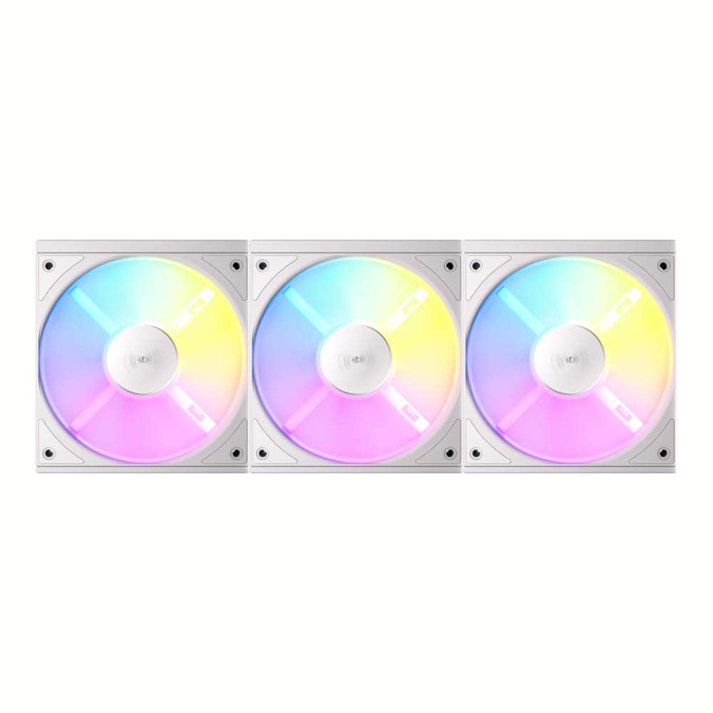 Antec Connect 120 ARGB PWM Fan 3 Pack - White