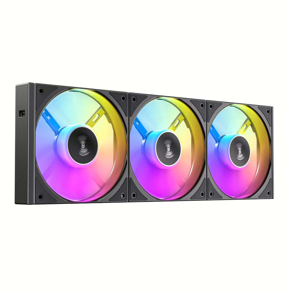 Antec Connect 120 Reverse ARGB PWM Fan 3 Pack - Black