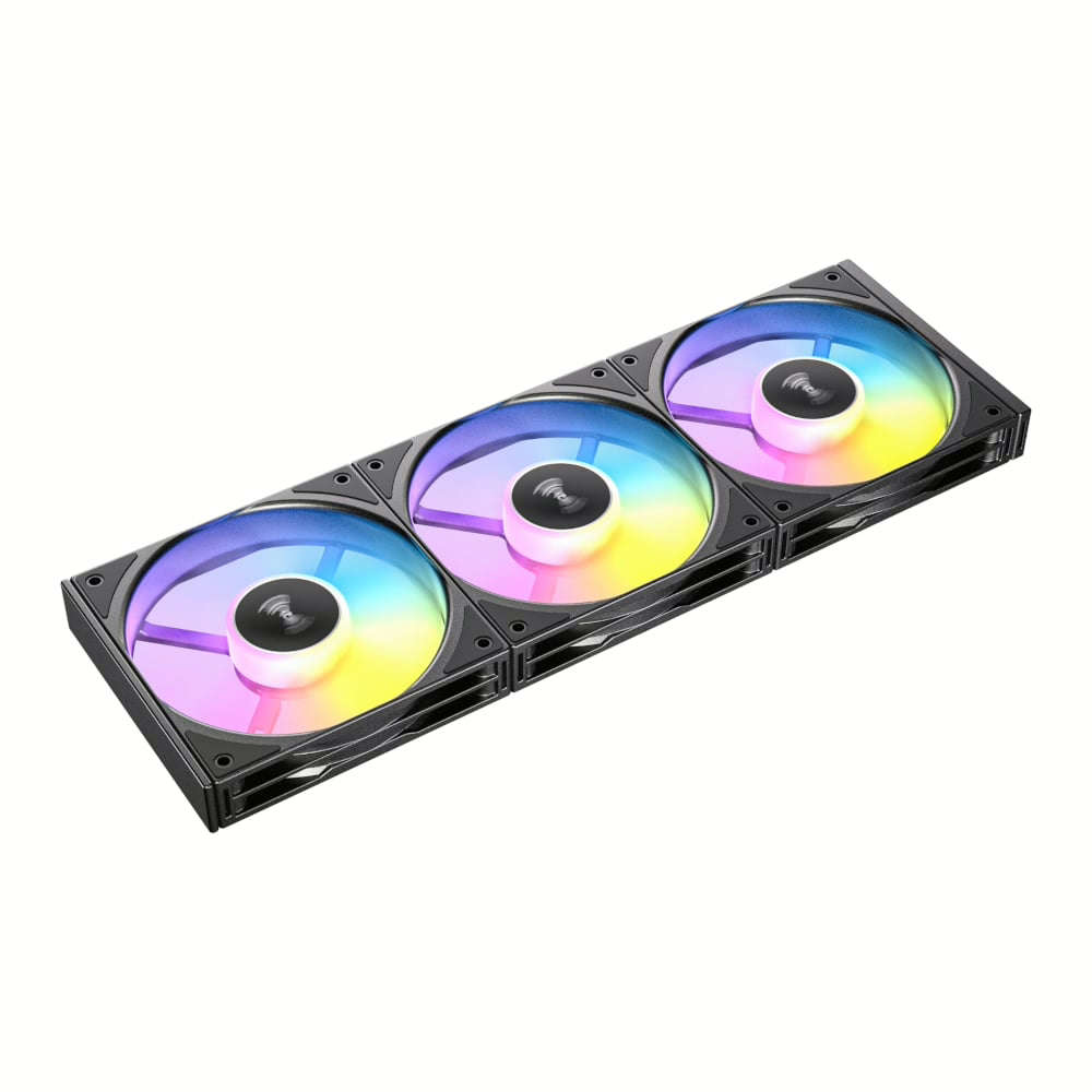 Antec Connect 120 Reverse ARGB PWM Fan 3 Pack - Black