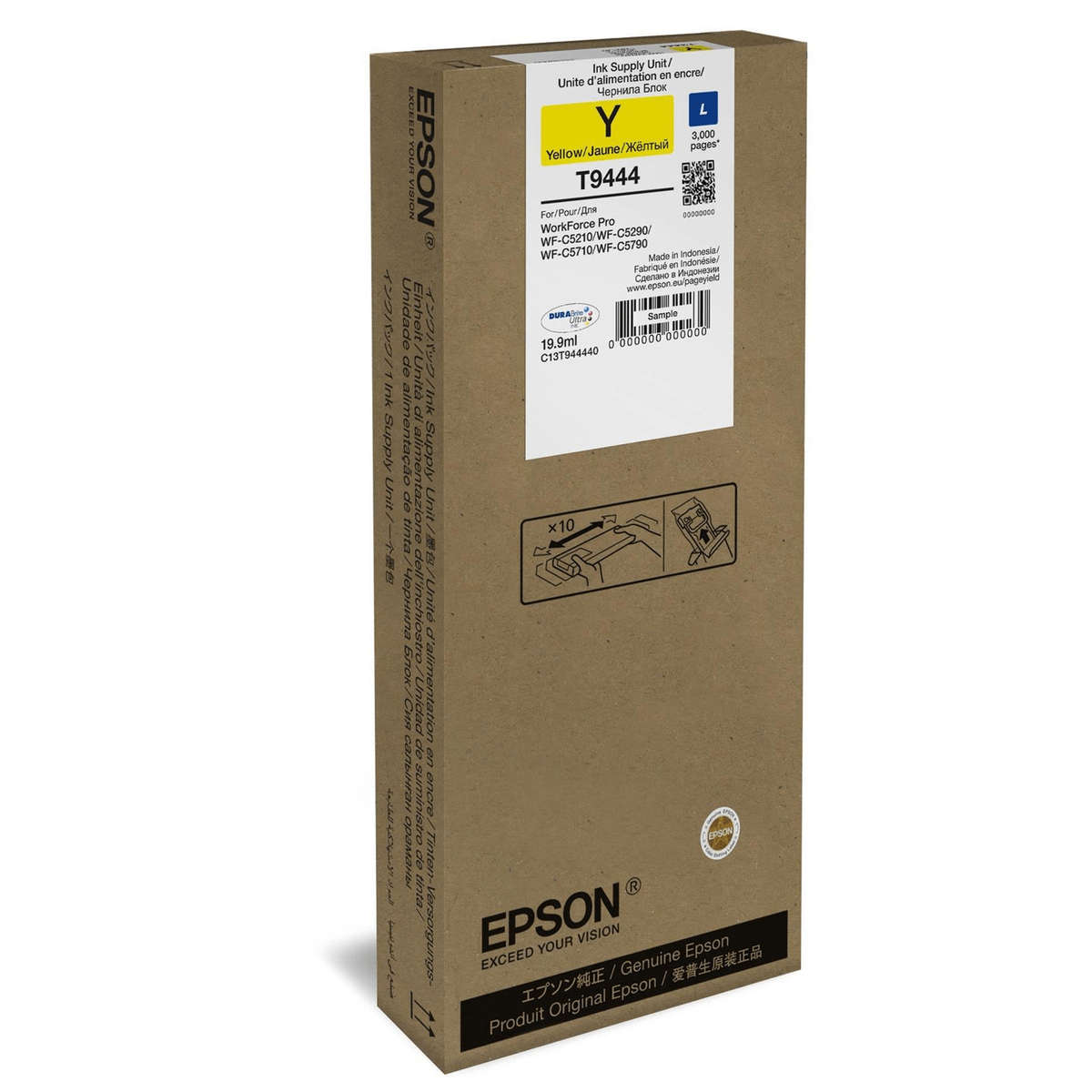 Epson L Yellow Cartridges for the WorkForce Pro Series Printers C13T944440 - 3000 pages