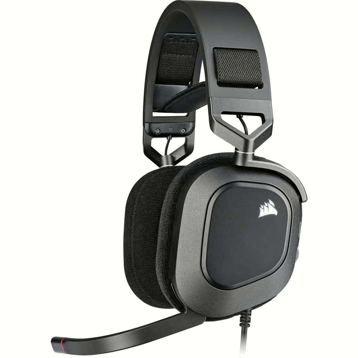 Corsair HS80 RGB USB Wired Head-band Gaming Carbon Headset