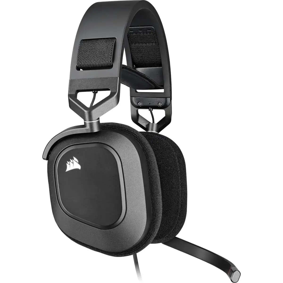 Corsair HS80 RGB USB Wired Head-band Gaming Carbon Headset