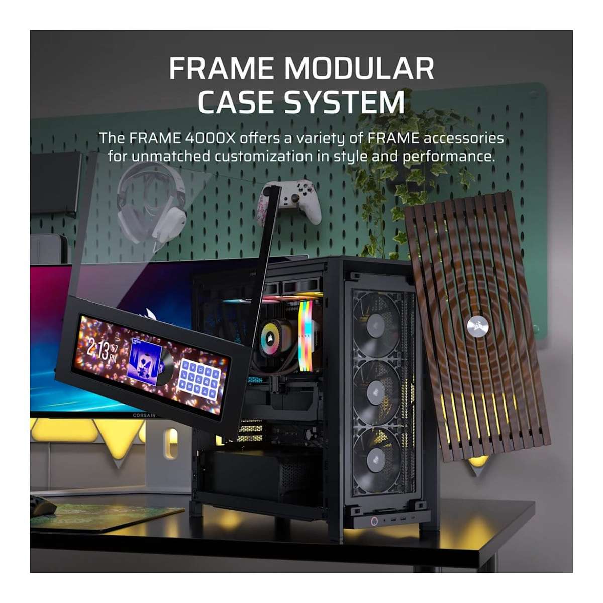 Corsair FRAME 4000X RS Mid-Tower PC Case Black