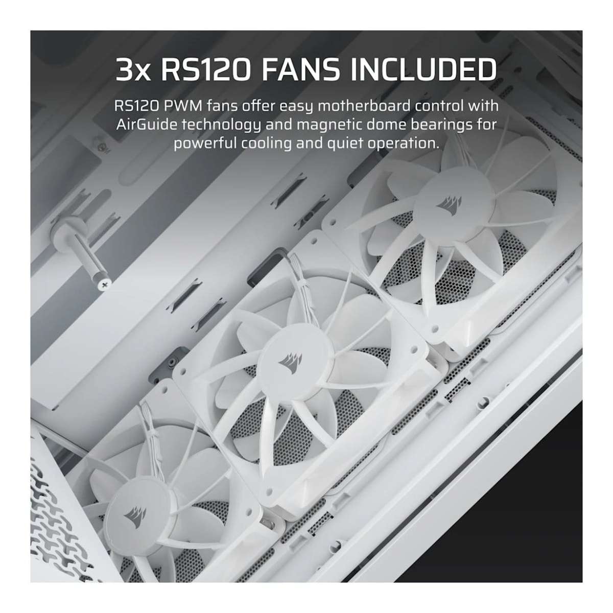 Corsair 3200D RS Mid-Tower PC Case White