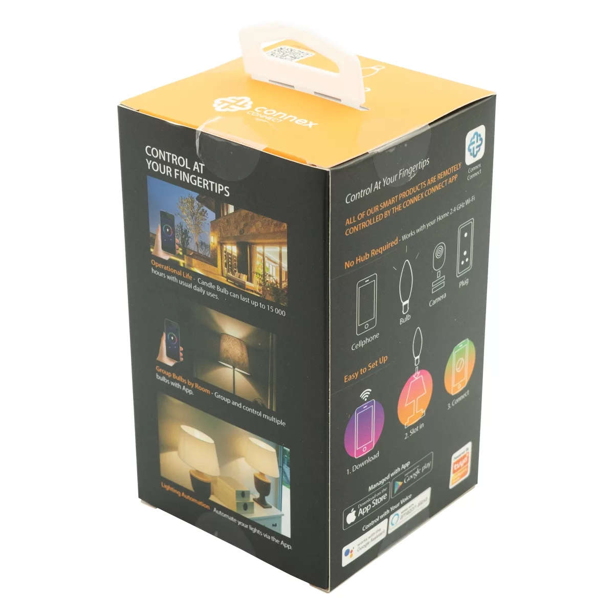 Connex Smart WiFi 4.5W LED Candle B15 Bayonet Bulb Cool White