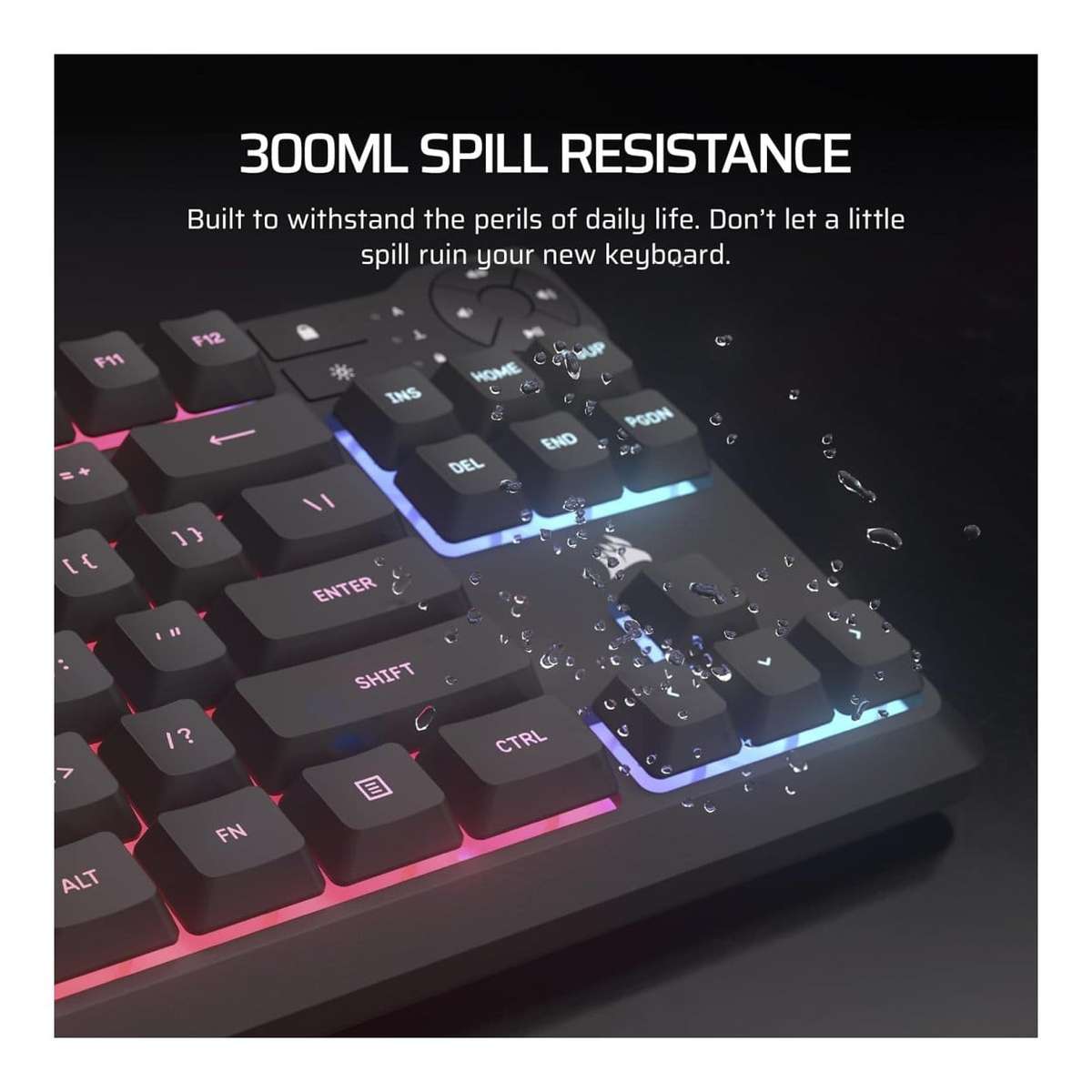 Corsair K55 CORE TKL RGB Wired Gaming Keyboard