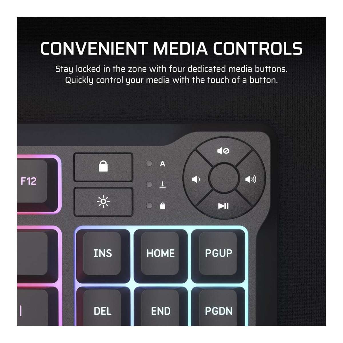 Corsair K55 CORE TKL RGB Wired Gaming Keyboard