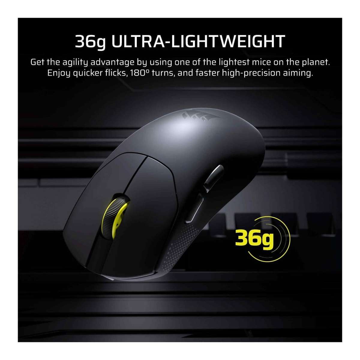 Corsair SABRE v2 Pro Utralight Wireless Gaming Mouse - Black