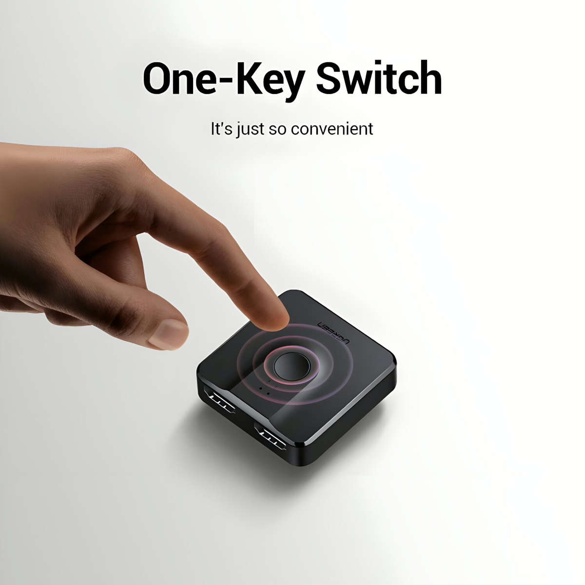 UGREEN CM217-50966 2-in-1 Bi-Directional 4K HDMI Switcher - Black