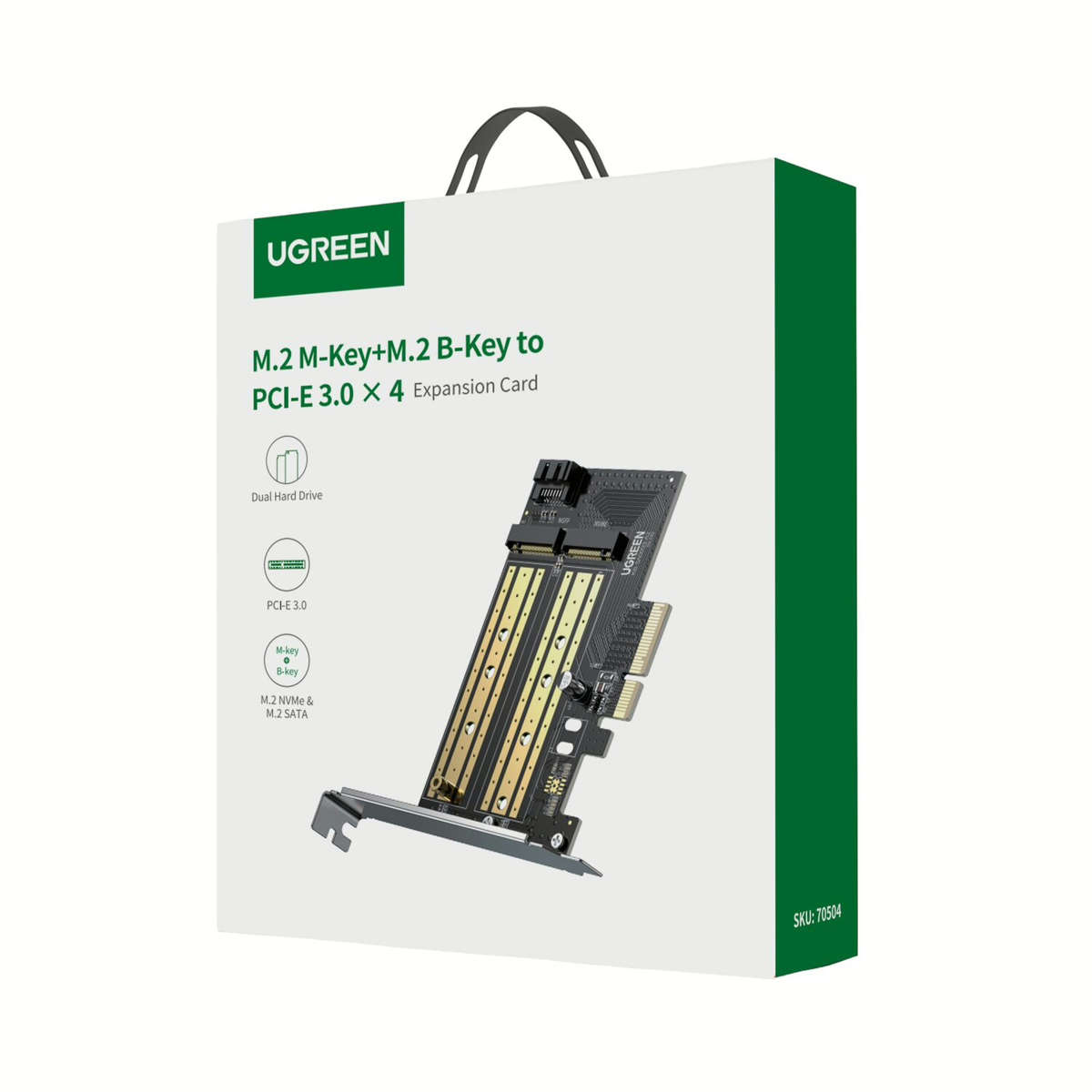 UGREEN CM302 M.2 M/B-Key to PCI-E 3.0 Expansion Card
