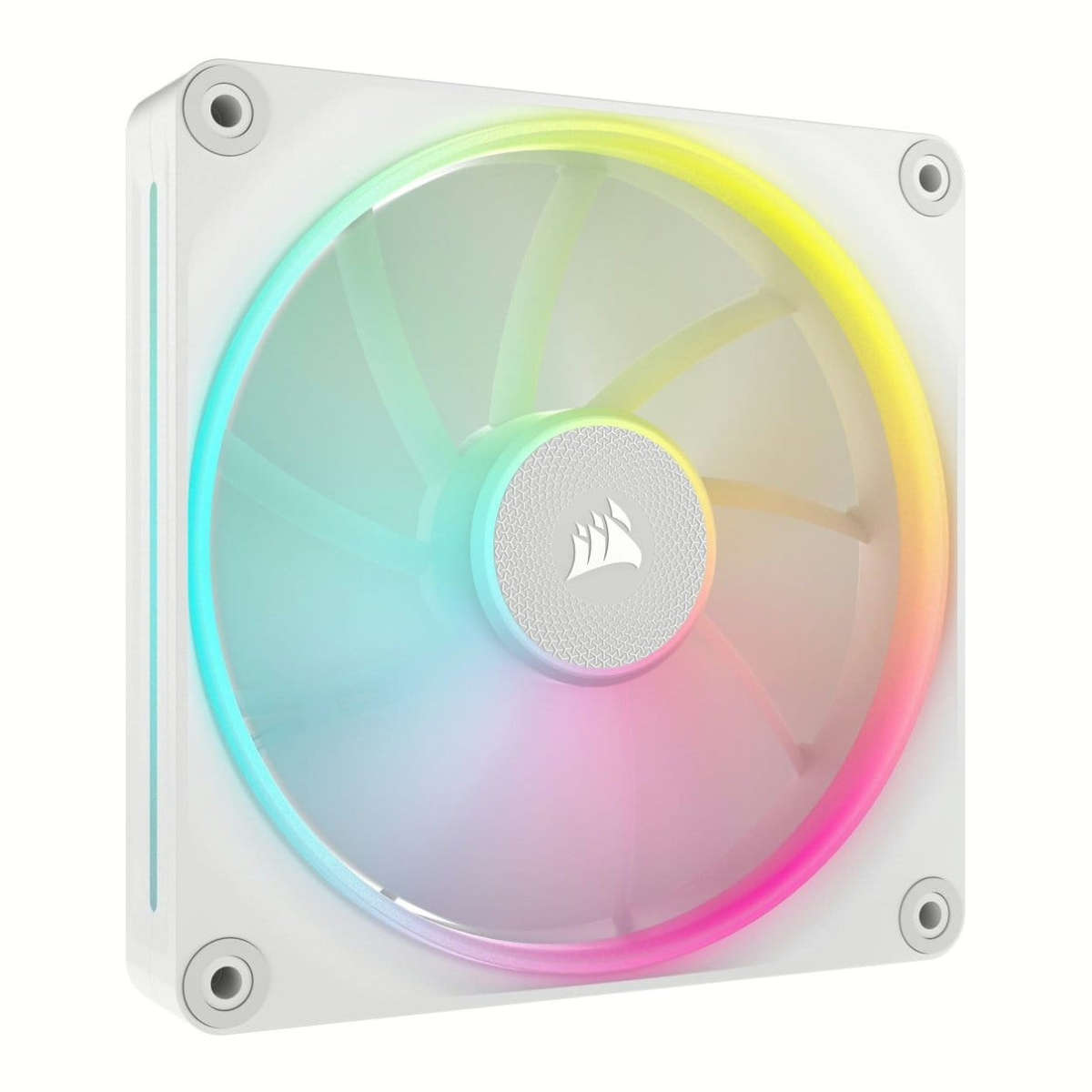 Corsair LX140 RGB iCUE Link 140mm PWM 2000 RPM Case Fan - Dual-pack White