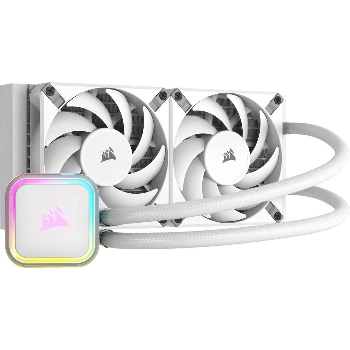 Corsair iCUE H100i RGB ELITE 240mm All-in-One CPU Liquid Cooler White