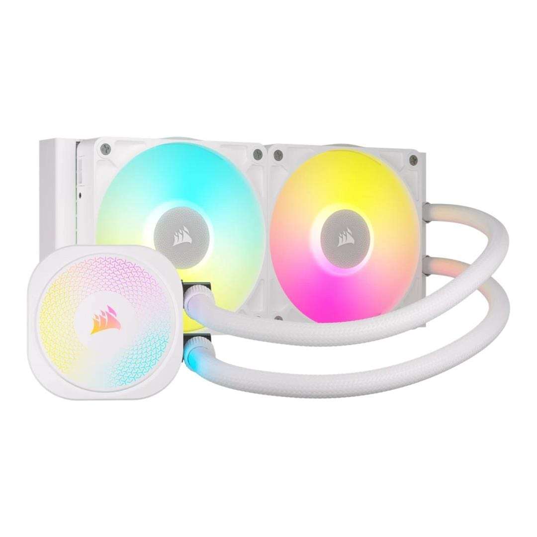 Corsair iCUE LINK TITAN 240 RX RGB AIO 12cm Liquid CPU Cooler White