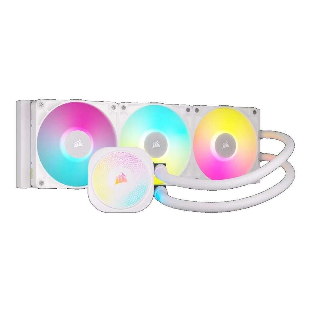 Corsair iCUE LINK Titan 360 RX RGB AIO 12cm Liquid CPU Cooler White